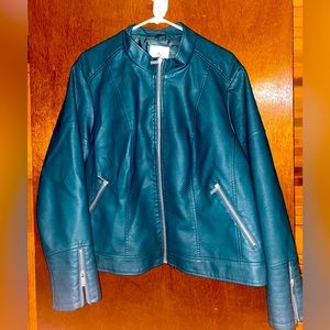 OSO casuals Faux Leather Jacket